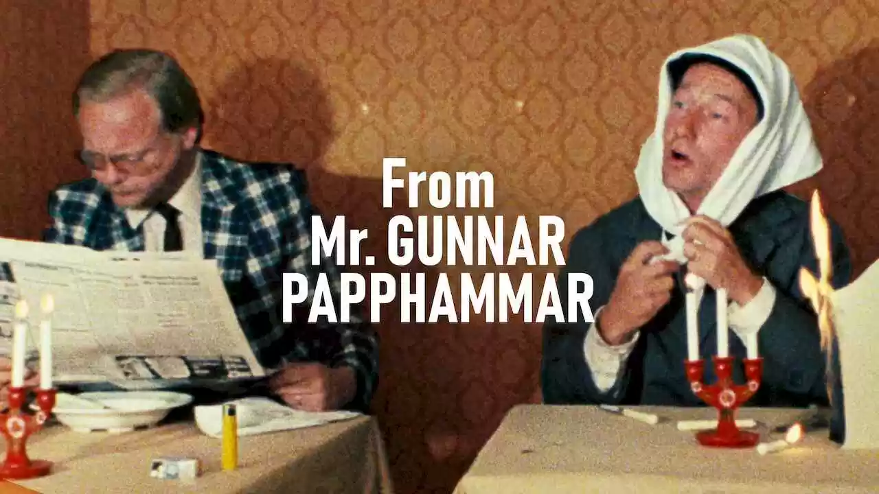 From Mr. Gunnar Papphammar (Från och med herr Gunnar Papphammar)1981